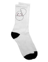 Easter Bunny Hatching Adult Crew Socks - A Delightful Addition to Your Wardrobe by TooLoud-Socks-TooLoud-White-Ladies-4-6-Davson Sales