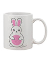 Easter Bunny Inspired - Delightful Pink Printed 11 oz Coffee Mug by TooLoud-11 OZ Coffee Mug-TooLoud-White-Davson Sales