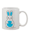 Easter Bunny Inspired - Exquisite Blue Printed 11 oz Coffee Mug by TooLoud-11 OZ Coffee Mug-TooLoud-White-Davson Sales