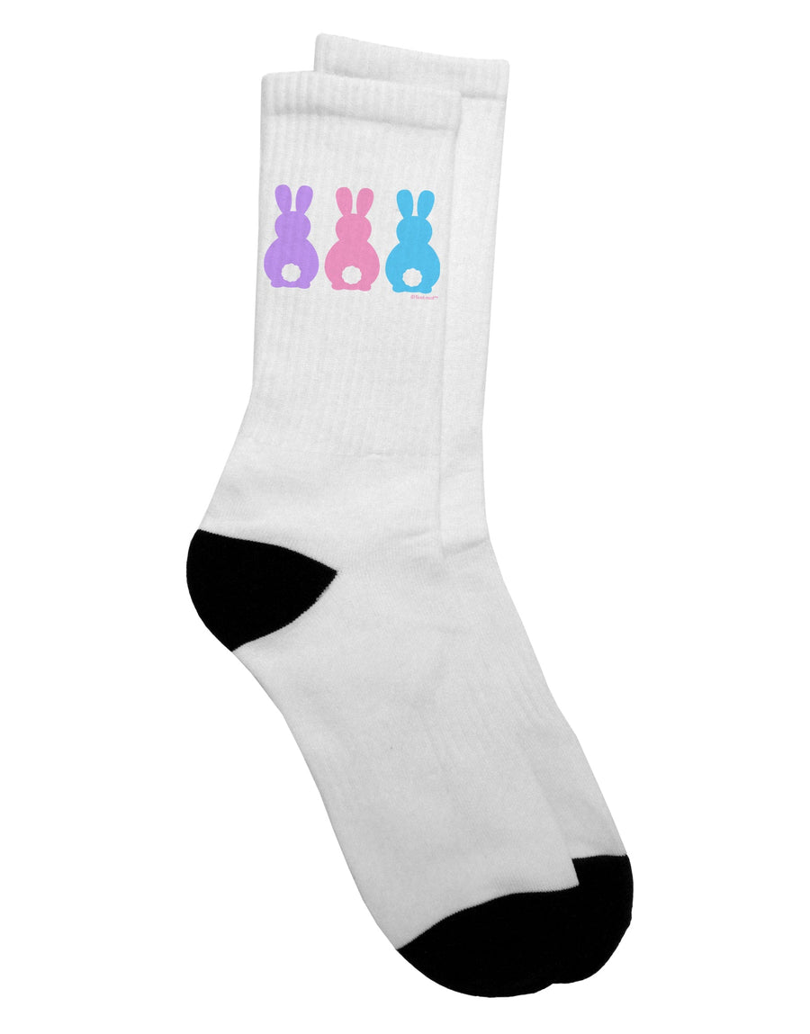 Easter Bunny Inspired Pastels Adult Crew Socks - Exclusively by TooLoud-Socks-TooLoud-White-Ladies-4-6-Davson Sales