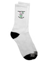 Easter Celebration Adult Crew Socks - A Festive Addition to Your Wardrobe by TooLoud-Socks-TooLoud-White-Ladies-4-6-Davson Sales