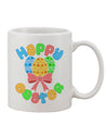 Easter Celebration: Exquisite Easter Eggs Printed 11 oz Coffee Mug - TooLoud-11 OZ Coffee Mug-TooLoud-White-Davson Sales