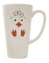 TooLoud Cute Easter Chick Face 16 Ounce Conical Latte Coffee Mug