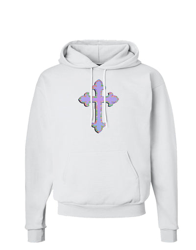 Easter Color Cross Hoodie Sweatshirt-Hoodie-TooLoud-White-Small-Davson Sales