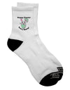 Easter Delight: Adult Short Socks for Every Bunny - TooLoud-Socks-TooLoud-White-Ladies-4-6-Davson Sales