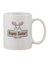 Easter Delight - Exquisite Bunny Print 11 oz Coffee Mug by TooLoud-11 OZ Coffee Mug-TooLoud-White-Davson Sales