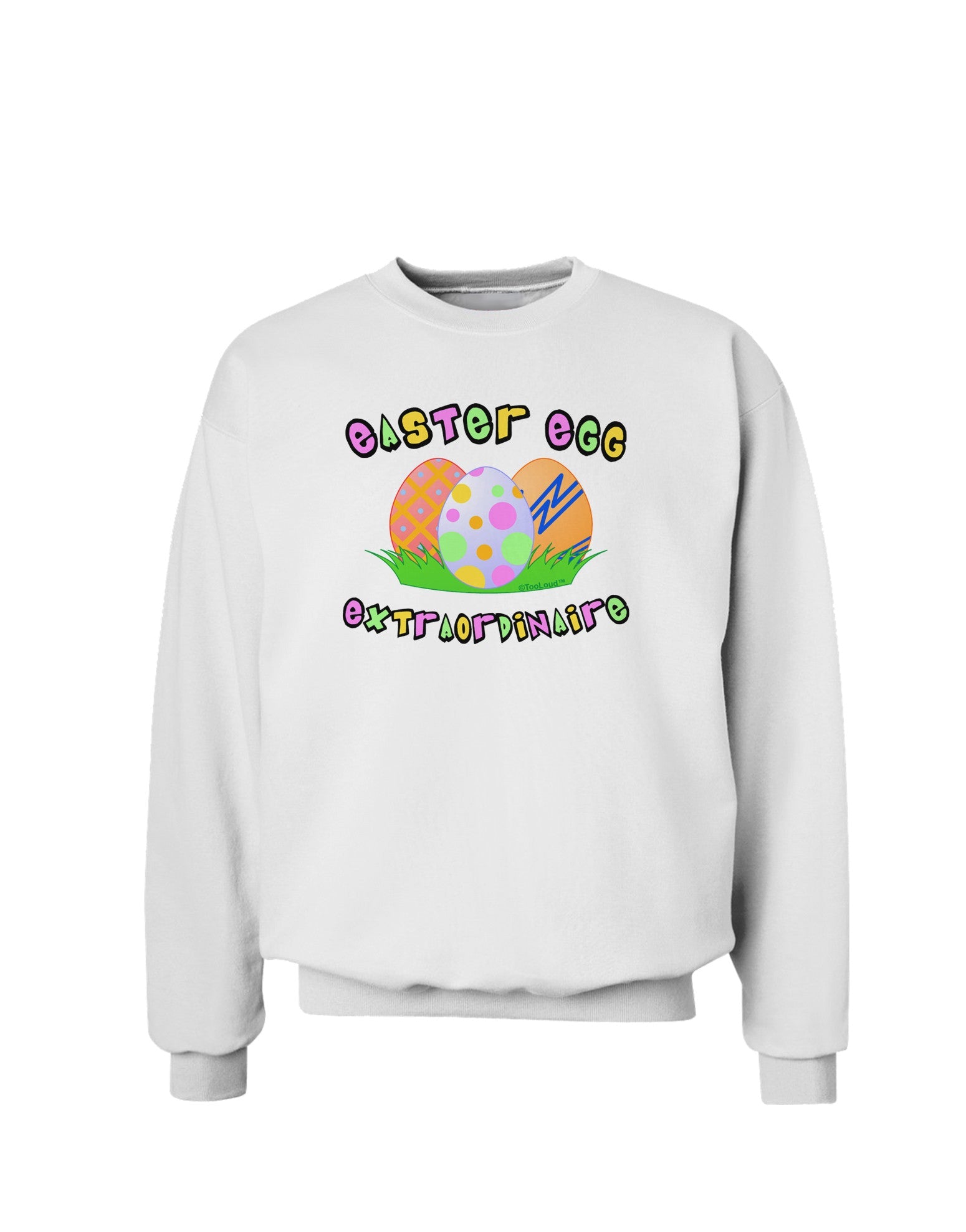 Easter Egg Extraordinaire Sweatshirt-Sweatshirts-TooLoud-White-Small-Davson Sales