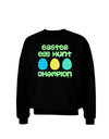 Easter Egg Hunt Champion - Blue and Green Adult Dark Sweatshirt by TooLoud-Sweatshirts-TooLoud-Black-Small-Davson Sales