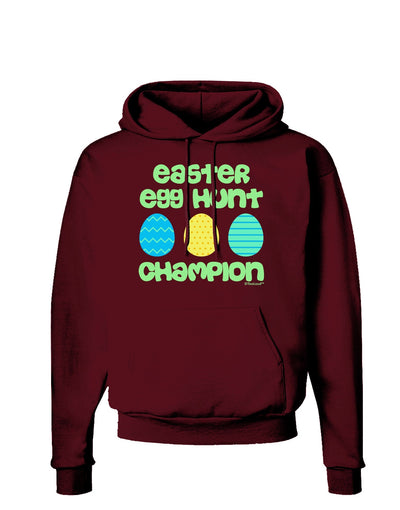 Easter Egg Hunt Champion - Blue and Green Dark Hoodie Sweatshirt by TooLoud-Hoodie-TooLoud-Maroon-Small-Davson Sales