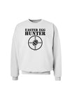 Easter Egg Hunter Black and White Sweatshirt by TooLoud-Sweatshirts-TooLoud-White-Small-Davson Sales