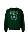 Easter Egg Hunter Distressed Adult Dark Sweatshirt by TooLoud-Sweatshirts-TooLoud-Deep-Forest-Green-Small-Davson Sales