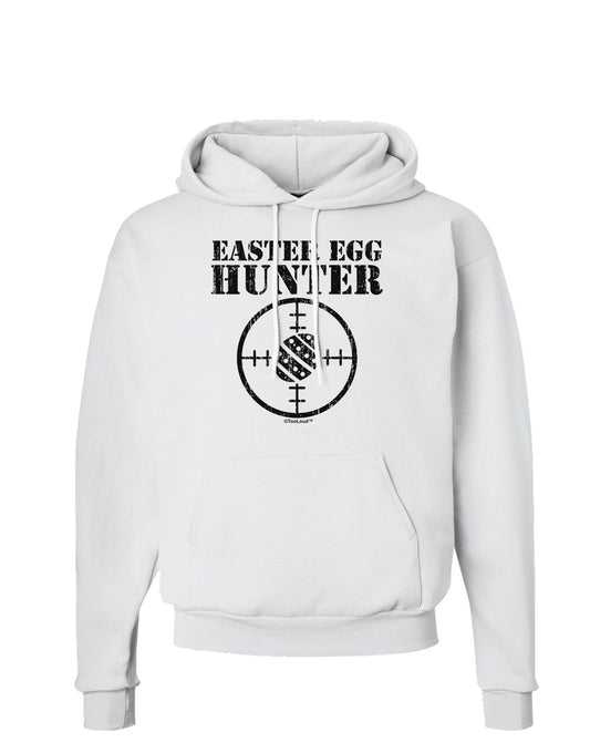 Easter Egg Hunter Distressed Hoodie Sweatshirt by TooLoud-Hoodie-TooLoud-White-Small-Davson Sales