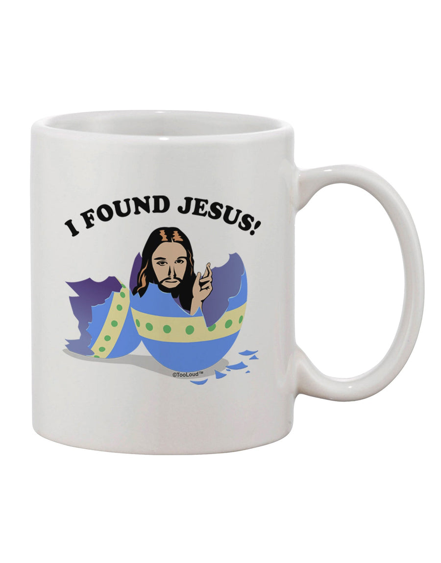 Easter Egg Printed 11 oz Coffee Mug - A Divine Discovery for Your Morning Brew - TooLoud-11 OZ Coffee Mug-TooLoud-White-Davson Sales