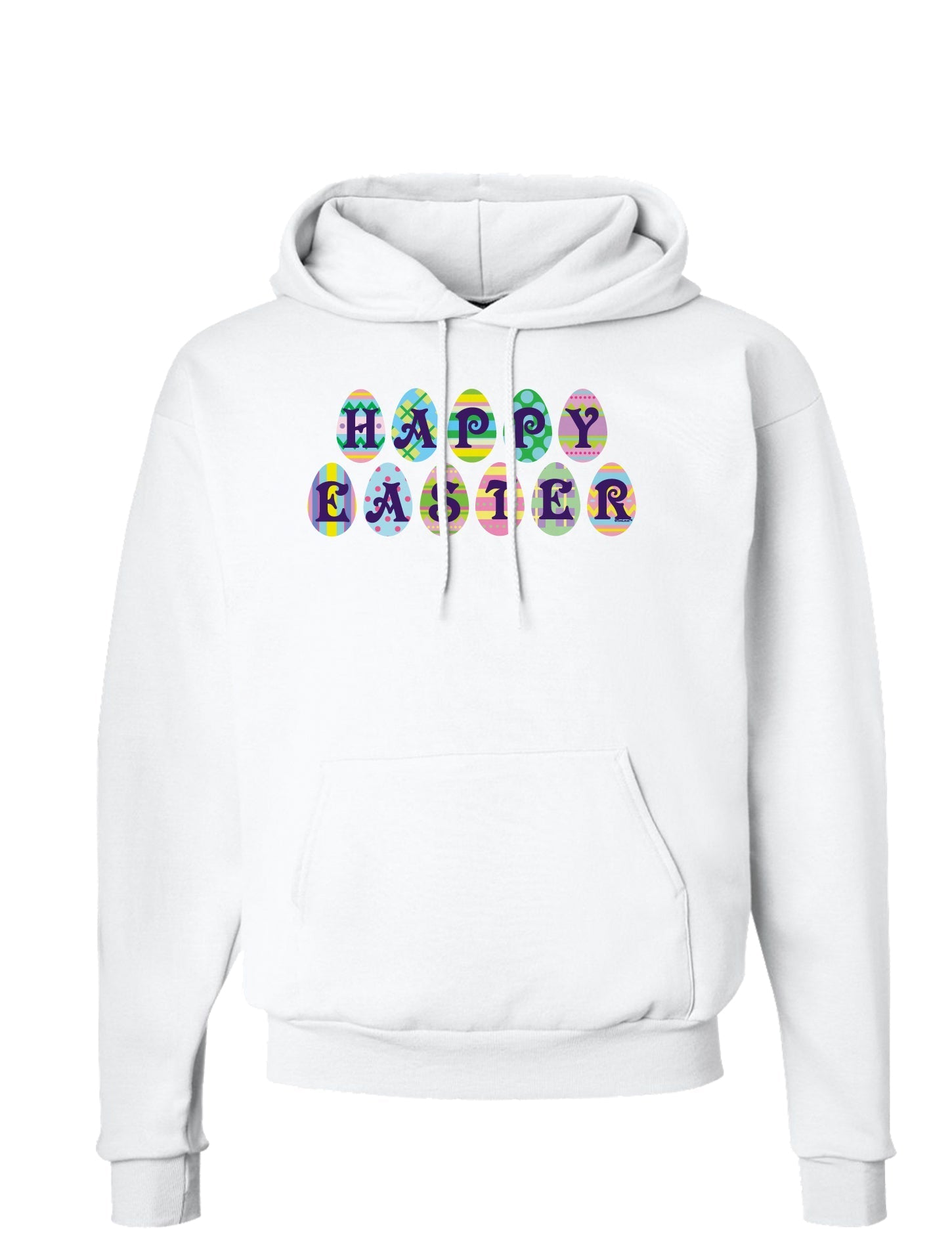 Easter Eggs Happy Easter Hoodie Sweatshirt-Hoodie-TooLoud-White-Small-Davson Sales