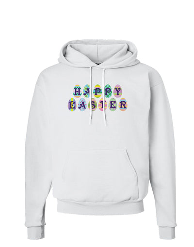 Easter Eggs Happy Easter Hoodie Sweatshirt-Hoodie-TooLoud-White-Small-Davson Sales