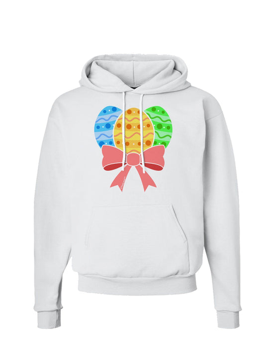 Easter Eggs With Bow Hoodie Sweatshirt by TooLoud-Hoodie-TooLoud-White-Small-Davson Sales
