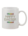 Easter-inspired 11 oz Coffee Mug - Perfect for Celebrating the Season TooLoud-11 OZ Coffee Mug-TooLoud-White-Davson Sales