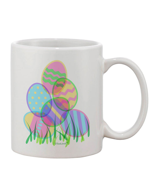 Easter-inspired Gel Look Print on 11 oz Coffee Mug - Perfect for Drinkware Enthusiasts TooLoud-11 OZ Coffee Mug-TooLoud-White-Davson Sales