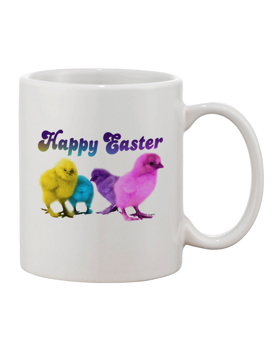 Easter-inspired Peepers Print Coffee Mug - Perfect for Your Morning Brew TooLoud-11 OZ Coffee Mug-TooLoud-White-Davson Sales