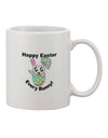 Easter-Themed 11 oz Coffee Mug with Charming Bunny Print - Expertly Crafted by TooLoud-11 OZ Coffee Mug-TooLoud-White-Davson Sales