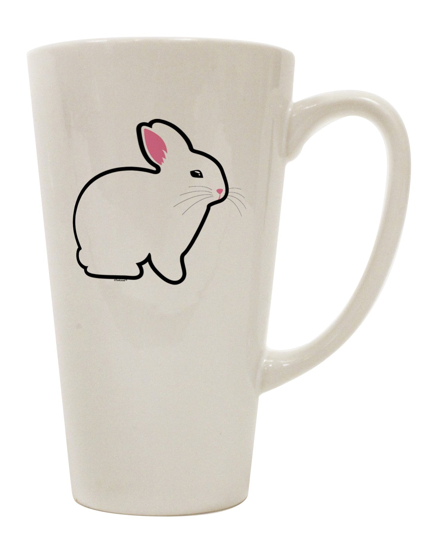 Easter-themed 16 Ounce Conical Latte Coffee Mug - Perfect for Bunny Lovers TooLoud-Conical Latte Mug-TooLoud-White-Davson Sales