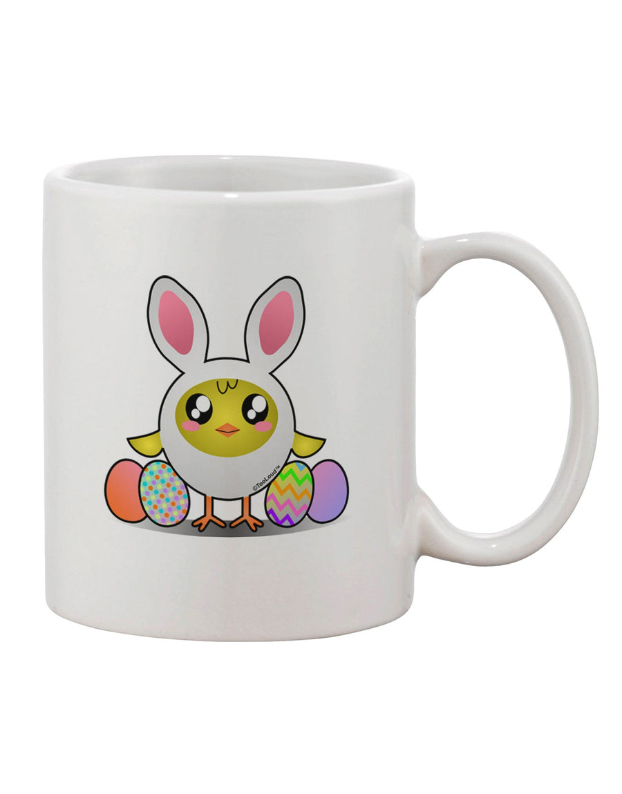 Easter-Themed Chick in Bunny Costume 11 oz Coffee Mug - TooLoud-11 OZ Coffee Mug-TooLoud-White-Davson Sales