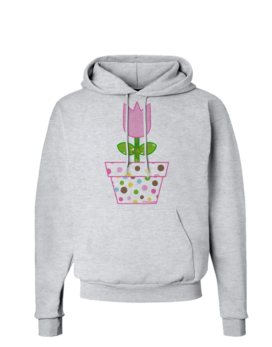 Easter Tulip Design - Pink Hoodie Sweatshirt by TooLoud-Hoodie-TooLoud-White-Small-Davson Sales