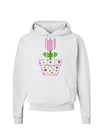 Easter Tulip Design - Pink Hoodie Sweatshirt by TooLoud-Hoodie-TooLoud-White-Small-Davson Sales