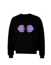 Easy Mermaid Costume Purple Shells - Halloween Adult Dark Sweatshirt-Sweatshirts-TooLoud-Black-Small-Davson Sales