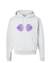 Easy Mermaid Costume Purple Shells - Halloween Hoodie Sweatshirt-Hoodie-TooLoud-White-Small-Davson Sales