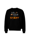 Eat Drink Scary Black Adult Dark Sweatshirt-Sweatshirts-TooLoud-Black-Small-Davson Sales