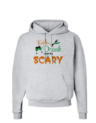 Eat Drink Scary Green Hoodie Sweatshirt-Hoodie-TooLoud-AshGray-Small-Davson Sales