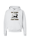 Eat More Fast Food - Deer Hoodie Sweatshirt-Hoodie-TooLoud-White-Small-Davson Sales