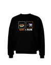 Eat & Run Black Friday Adult Dark Sweatshirt-Sweatshirts-TooLoud-Black-Small-Davson Sales