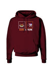 Eat & Run Black Friday Dark Hoodie Sweatshirt-Hoodie-TooLoud-Maroon-Small-Davson Sales