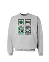 Eat Sleep Drink Green Beer Repeat Sweatshirt-Sweatshirts-TooLoud-AshGray-Small-Davson Sales