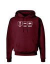 Eat Sleep Drum Design Dark Hoodie Sweatshirt by TooLoud-Hoodie-TooLoud-Maroon-Small-Davson Sales