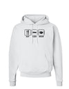 Eat Sleep Drum Design Hoodie Sweatshirt by TooLoud-Hoodie-TooLoud-White-Small-Davson Sales