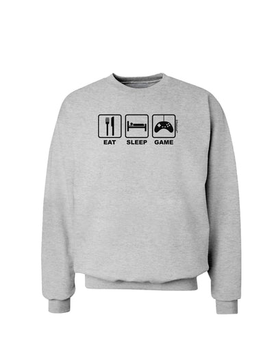 Eat Sleep Game Design Sweatshirt by TooLoud-Sweatshirts-TooLoud-AshGray-Small-Davson Sales