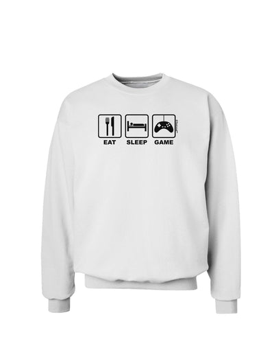 Eat Sleep Game Design Sweatshirt by TooLoud-Sweatshirts-TooLoud-White-Small-Davson Sales