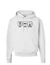 Eat Sleep Guitar Design Hoodie Sweatshirt by TooLoud-Hoodie-TooLoud-White-Small-Davson Sales