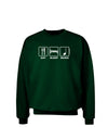 Eat Sleep Music Design Adult Dark Sweatshirt by TooLoud-Sweatshirts-TooLoud-Deep-Forest-Green-Small-Davson Sales