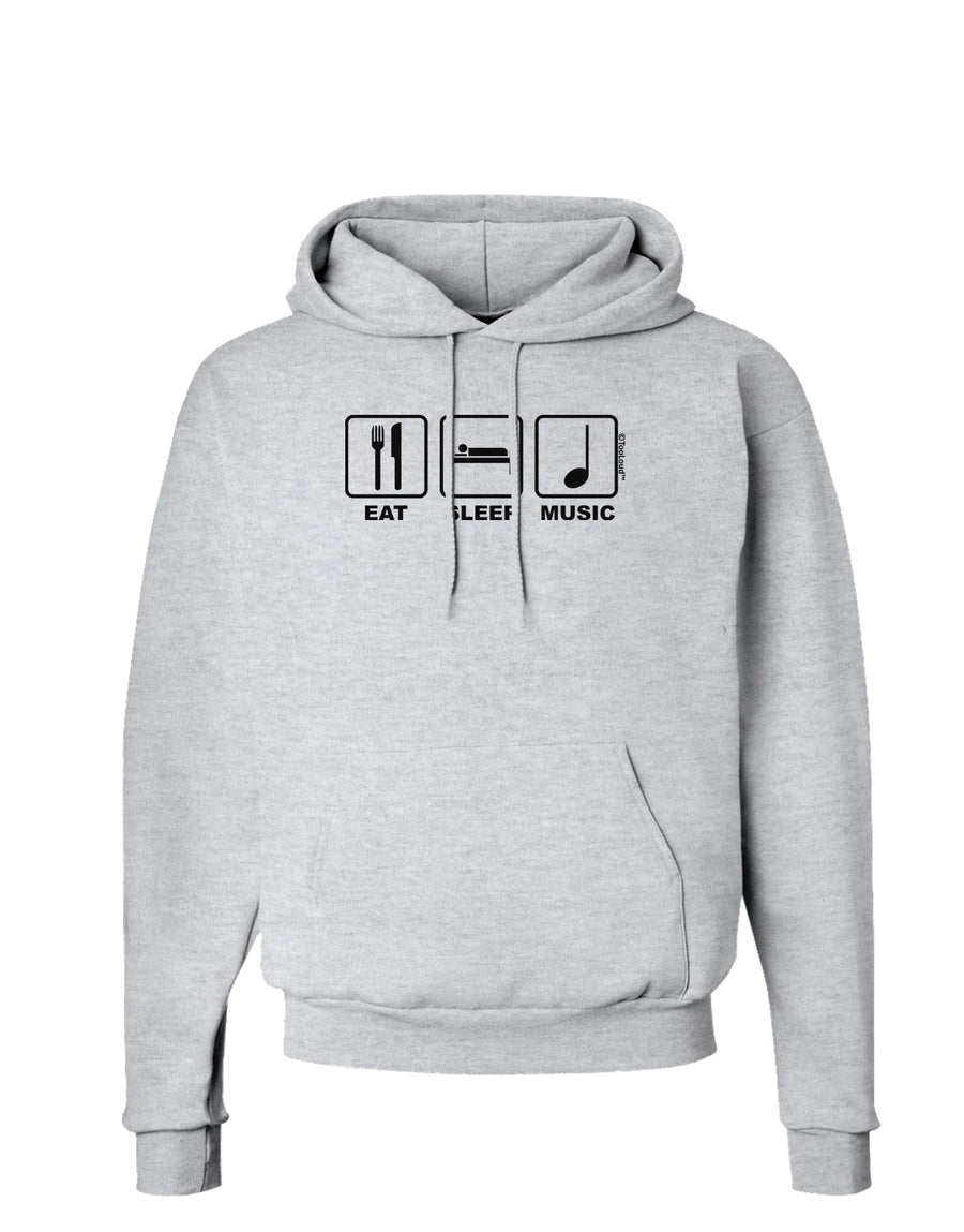 Eat Sleep Music Design Hoodie Sweatshirt by TooLoud-Hoodie-TooLoud-White-Small-Davson Sales