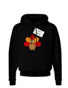 Eat Sushi Thanksgiving Turkey Dark Hoodie Sweatshirt-Hoodie-TooLoud-Black-Small-Davson Sales