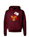 Eat Sushi Thanksgiving Turkey Dark Hoodie Sweatshirt-Hoodie-TooLoud-Maroon-Small-Davson Sales