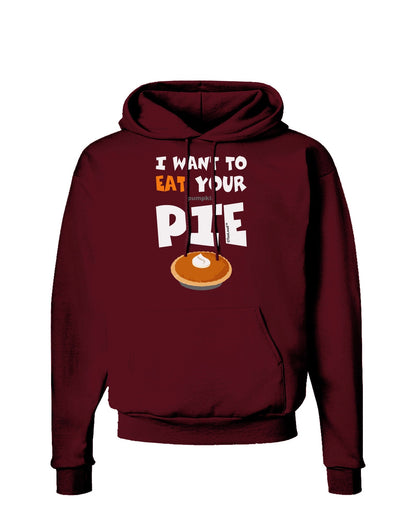 Eat Your Pie Dark Hoodie Sweatshirt-Hoodie-TooLoud-Maroon-Small-Davson Sales