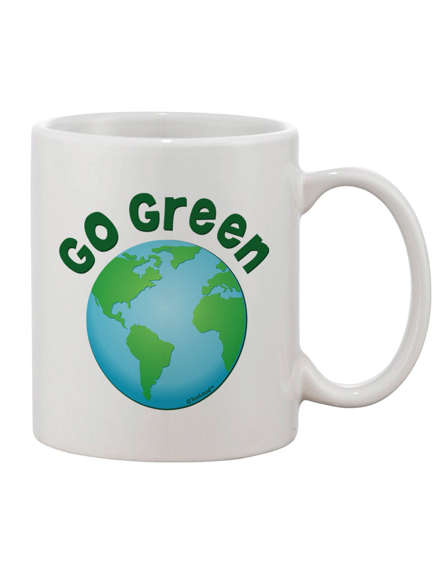 Eco-Friendly Choice - Planet Earth Printed 11 oz Coffee Mug - TooLoud-11 OZ Coffee Mug-TooLoud-White-Davson Sales