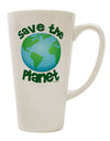 Eco-Friendly Solution - Earth 16 Ounce Conical Latte Coffee Mug - TooLoud-Conical Latte Mug-TooLoud-White-Davson Sales