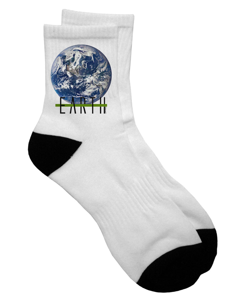 Eco-Friendly Textured Adult Short Socks - Enhancing Your Style Ethically - TooLoud-Socks-TooLoud-White-Ladies-4-6-Davson Sales