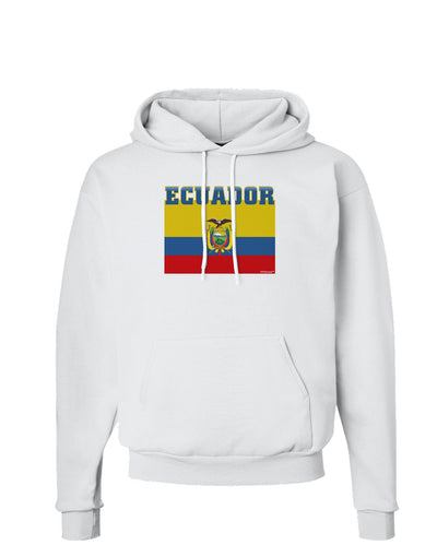 Ecuador Flag Hoodie Sweatshirt-Hoodie-TooLoud-White-Small-Davson Sales